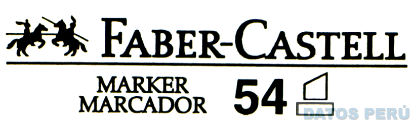 FABER-CASTELL 54 MARKER MARCADOR