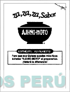 AJI-NO-MOTO ZA, ZA, ZA, SABOR