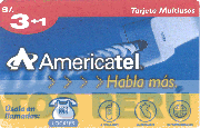 A AMERICATEL TARJETA MULTIUSOS S/. 3+1 HABLA MAS USALA EN LLAMADAS CELULARES NACIONALES E INTERNACIONALES