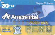 A AMERICATEL TARJETA MULTIUSOS S/. 30+12 HABLA MAS USALA EN LLAMADAS CELULARES NACIONALES E INTERNACIONALES