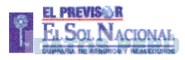 EL PREVISOR EL SOL NACIONAL COMPANIA DE SEGUROS Y REASEGUROS