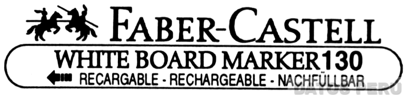 FABER-CASTELL WHITE BOARD MARKER 130 RECARGABLE-RECHARGEABLE-NACHFÜLLBAR