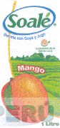 SOALE BEBIDA CON SOYA Y JUGO LA PROTEINA DE LA BUENA SALUD MANGO