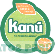 KANU NO NECESITA AZUCAR REFRESCO SABOR A NARANJA