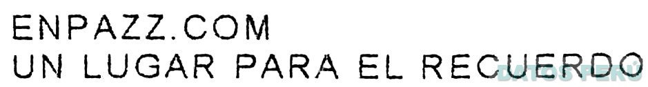 ENPAZZ.COM UN LUGAR PARA EL RECUERDO