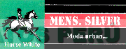 MENS. SILVER HORSE WHITE MODA URBAN...