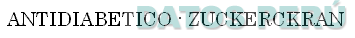 ANTIDIABETICO - ZUCKERCKRAN