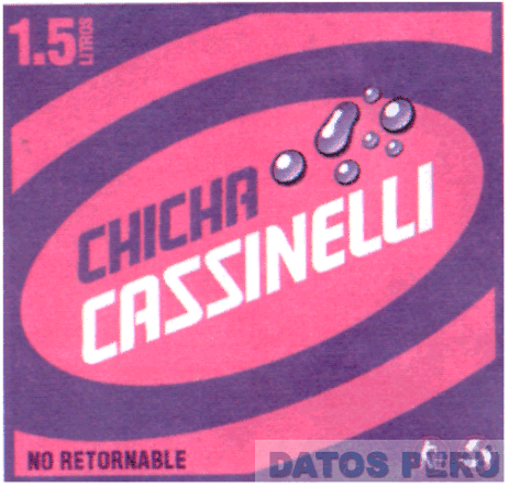CHICHA CASSINELLI 1.5 LITROS NO RETORNABLE