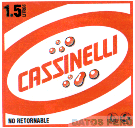 CASSINELLI 1.5 LITROS NO RETORNABLE