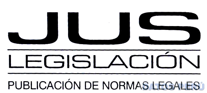 JUS LEGISLACION PUBLICACION DE NORMAS LEGALES