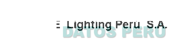 GE LIGHTING PERU S.A.