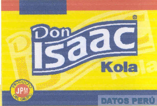 DON ISAAC KOLA PRODUCTO DEL GRUPO JPM