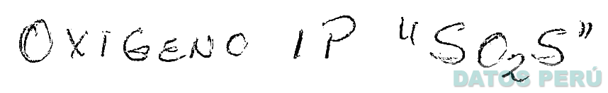 OXIGENO IP SO2S