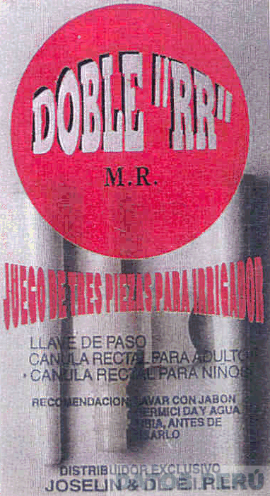 DOBLE RR JUEGO DE TRES PIEZAS PARA IRRIGADOR