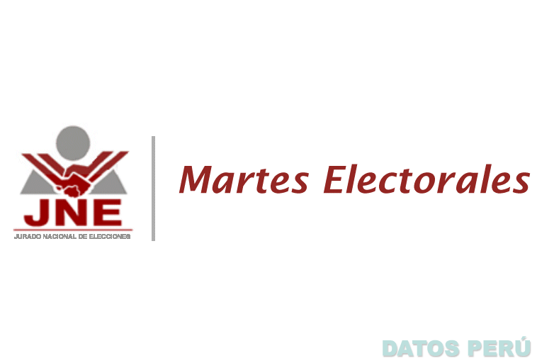 JNE JURADO NACIONAL DE ELECCIONES MARTES ELECTORALES