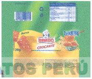 BIMBO CROCANTE AVENA MIEL Y ALMENDRAS 85 CALORIAS