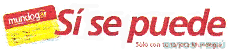 SI SE PUEDE SOLO CON TU TARJETA MUNDOGAR