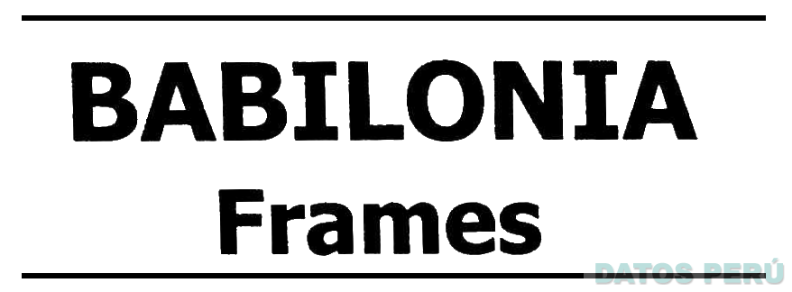 BABILONIA FRAMES