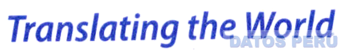 TRANSLATING THE WORLD