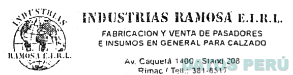INDUSTRIAS RAMOSA E.I.R.L.