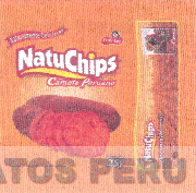 NATUCHIPS CAMOTE PERUANO NATURALMENTE DELICIOSOS FRITO LAY