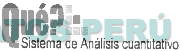 QUE? SISTEMA DE ANALISIS CUANTITATIVO