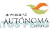 UNIVERSIDAD AUTONOMA DEL PERU