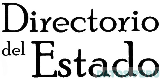 DIRECTORIO DEL ESTADO