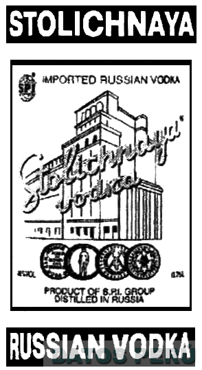 SPI STOLICHNAYA RUSSIAN VODKA