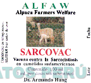 SARCOVAC ALFAW ALPACA FARMERS WELFARE