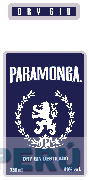 P PARAMONGA DRY GIN DESTILADO