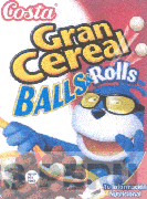 COSTA GRAN CEREAL BALLS & ROLLS TU INFORMACION NUTRICIONAL