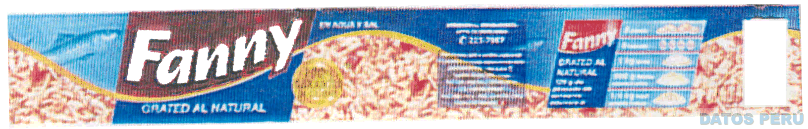 FANNY GRATED AL NATURAL EN AGUA Y SAL