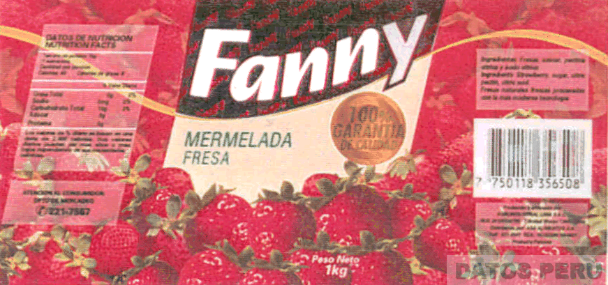 FANNY MERMELADA DE FRESA