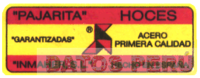 PAJARITA HOCES