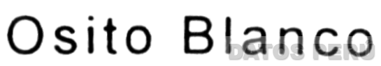 OSITO BLANCO