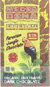 MECSA OSHA CHOCOLATE PRODUCE BY FARMER COOPERATIVE PERUVIAN JUNGLE CHOCOLATE ORGANIC FAIRTRADE DARK CHOCOLATE