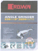 CROWN ANGLE GRINDER CROWN NEW TOOLS