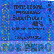 AGERSA TORTA DE SOYA PARAGUAYA SUPERPROTEIN 48% CALIDAD DE EXPORTACION