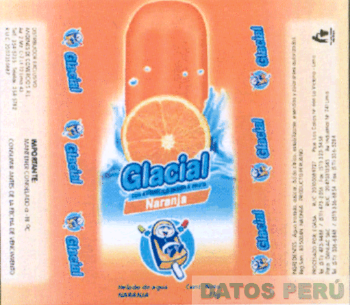 GLACIAL NARANJA