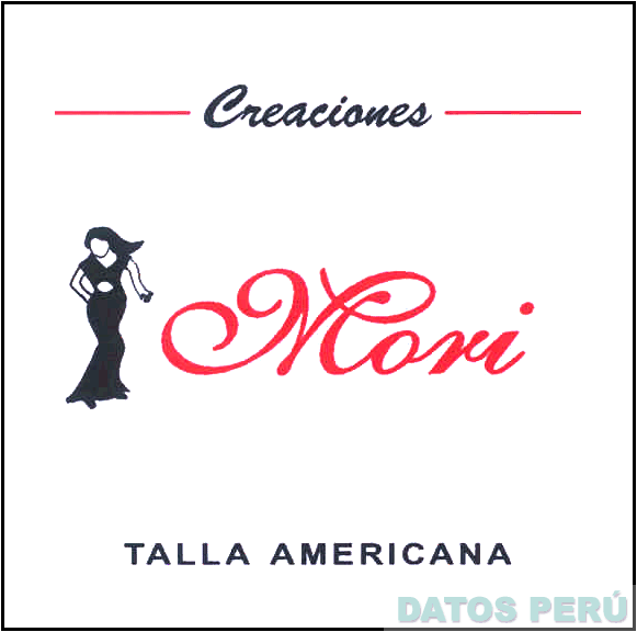CREACIONES MORI TALLA AMERICANA