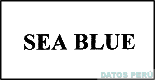 SEA BLUE
