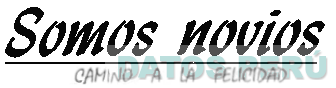 SOMOS NOVIOS CAMINO A LA FELICIDAD