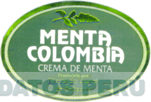 MENTA COLOMBIA, CREMA DE MENTA
