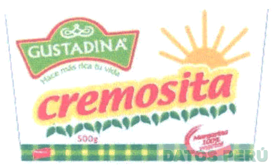 CREMOSITA GUSTADINA HACE MAS RICA TU VIDA