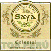 SAYA BEER COLONIAL CERVEZA RUBIA