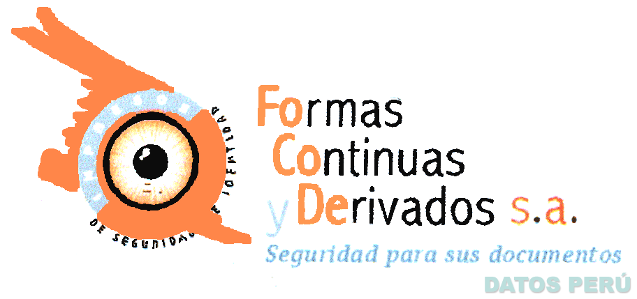 FORMAS CONTINUAS Y DERIVADOS S.A. SEGURIDAD PARA SUS DOCUMENTOS IMPRESOS DE SEGURIDAD E IDENTIDAD
