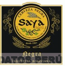 SAYA BEER CERVEZA NEGRA