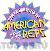 CON LA GARANTIA DE AMERICAN REPS