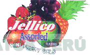 JELLICO ASSORTED FLAVORS MINI FRUITY GELS